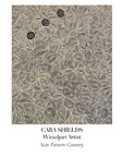 CARA SHIELDS Scar Pattern Country Postcard
