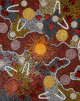 DANNY POSSUM TJAMPITJINPA Bushfire Dreaming