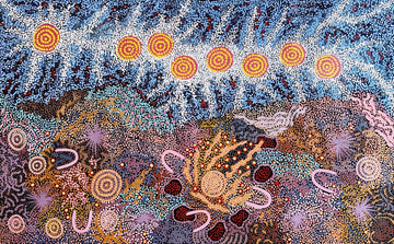 GABRIELLA POSSUM NUNGURRAYI Grandmother’s Country & Seven Sisters Dreaming