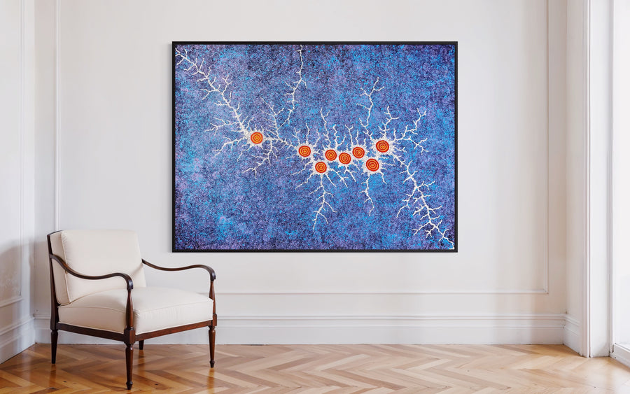 MICHELLE POSSUM NUNGURRAYI Seven Sisters Dreaming