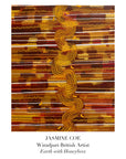 JASMINE COE Earth with Honeybees Postcard