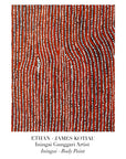 ETHAN-JAMES KOTIAU Iningai 'Body Paint' Postcard