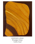 HANNAH LANGE Golden Sand Postcard